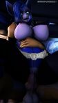  2020 3d_(artwork) 9:16 absurd_res anthro areola artist_name balls big_areola big_balls big_breasts big_penis blue_body blue_fur blue_hair bodily_fluids bodysuit breasts brown_body brown_fur canid canine canon_couple clothing curvy_figure darkflash23 detailed_background digital_media_(artwork) duo eyelashes female fingers fox fox_mccloud fur genital_fluids genitals hair hi_res hourglass_figure huge_breasts inside knot krystal male male/female mammal multicolored_body multicolored_fur nintendo nipples penetration penis pussy pussy_juice sex skinsuit source_filmmaker space star_fox teal_eyes teeth thick_thighs tight_clothing vaginal vaginal_penetration video_games voluptuous white_body white_fur wide_hips 