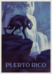  2020 ambiguous_gender american_mythology chupacabra day detailed_background digital_media_(artwork) feral jjeniac mythology outside rock solo species_request waterfall 