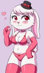  anthro breasts clothing eyelashes female fur hi_res huitu_c lagomorph leporid mammal rabbit thick_thighs white_body white_fur white_rabbit_(huitu_c) wide_hips 