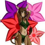  1:1 alpha_channel anthro asinus clothed clothing donkey equid equine female looking_at_viewer mammal mostly_nude rockonvelzmor simple_background smile smiling_at_viewer solo transparent_background 