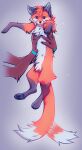  2021 4_toes ambiguous_gender angiewolf blue_eyes canid canine digital_media_(artwork) duo feet feral fox fur hi_res mammal orange_body orange_fur paws smile toes uppies white_body white_fur 