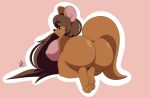  absurd_res animate_inanimate anthro big_breasts big_butt big_tail breasts brown_body butt digital_media_(artwork) disney feet female glistening hair hi_res huge_butt kanga kangaroo living_plushie long_hair looking_at_viewer macropod mammal marsupial mature_female mother multicolored_body nr_ac nude parent plushie presenting presenting_hindquarters shaded signature simple_background smile soles solo thick_thighs toes two_tone_body wig winnie_the_pooh_(franchise) 