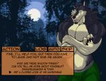  absurd_res canid canine canis heartlessfang hi_res male mammal muscular solo video_games visual_novel were werecanid werecanine werewolf werewolf_wednesday wolf ych_(character) 