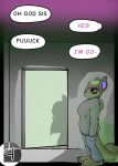  anthro brother brother_and_sister clothing comic door english_text female hair hallway hi_res incest_(lore) male male/female mammal nerdawaykid pink_hair rodent sciurid shadow sibling sibling_lust silhouette sister text tree_squirrel trisha_(nerdawaykid) twincest twins 