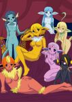  2010 anthro anthrofied casual_nudity dinalfos5 eeveelution espeon female flareon glaceon group jolteon leafeon mammal navel nintendo nude pok&eacute;mon pok&eacute;mon_(species) pok&eacute;morph pose tagme umbreon vaporeon video_games 