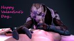  16:9 3d_(artwork) alien armor bed box_of_chocolates candy chocolate dessert digital_media_(artwork) duo erection fellatio female first_person_view food furniture genitals hand_on_chest hi_res holding_penis human human_on_humanoid humanoid humanoid_genitalia humanoid_penis interspecies looking_at_viewer lying male male/female mammal mass_effect mass_effect_andromeda navel not_furry nude on_bed oral penile penis sex solo_focus source_filmmaker starrylewds text turian vetra_nyx video_games widescreen xenophilia 