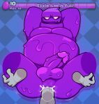  anal anal_penetration animate_inanimate balls bodily_fluids clash_of_clans clash_royale cum cum_in_ass cum_inside cum_while_penetrated disembodied_hand disembodied_penis dripping duo elixir elixir_golem genital_fluids genitals goo_creature goo_humanoid human human_penetrating humanoid male male/male mammal not_furry nude overweight overweight_male penetration penis power_bottom precum precum_drip purple_body purple_penis size_difference slightly_chubby slime solo_focus supercell_(company) 