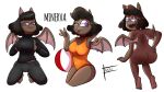  16:9 absurd_res anthro ball bat_ears bat_wings beach_ball breast_grab breasts butt chiropteran clothing eyewear female fucci_(artist) glasses hand_on_breast hi_res inflatable mammal membrane_(anatomy) membranous_wings minerva minerva_(fucci) solo swimwear widescreen wings 