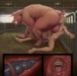  anal animal_genitalia animal_penis anthro balls big_balls big_butt big_dom_small_sub bodily_fluids butt deep_rimming dildo dildo_insertion domestic_pig dominant dominant_anthro drooling duo genitals hi_res human human_on_anthro internal interspecies larger_anthro male male/male mammal muscular muscular_anthro muscular_male nude oral orcfun penis pink_body porcine_penis rimming saliva sex sex_toy sex_toy_insertion size_difference smaller_human submissive suid suina sus_(pig) tongue tongue_out 