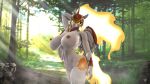 16:9 2021 3d_(artwork) 4k abs absurd_res anthro areola armor big_areola big_breasts big_butt black_sclera breasts butt collar curvy_figure cutie_mark daybreaker_(mlp) detailed_background digital_media_(artwork) equid equine eyelashes eyeshadow female fingers fire flaming_hair flaming_mane forest forest_background friendship_is_magic fur hand_behind_head hasbro headgear helmet hi_res horn horse hourglass_figure huge_breasts huge_butt looking_at_viewer makeup mammal muscular muscular_anthro muscular_female my_little_pony nature nature_background naughty_cube navel nipples nude outside plant pony pseudo_hair pseudo_mane smile solo source_filmmaker standing teeth thick_thighs tree voluptuous white_body white_fur wide_hips widescreen winged_unicorn wings yellow_eyes 