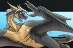  anthro claws dragon h56_(hikkoro) hikkoro_wyvern horn male reptile scalie solo wings wyvern 