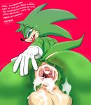  after_sex anal anthro anus archie_comics balls big_butt blue_eyes bodily_fluids butt comic cum cum_in_ass cum_inside cum_on_balls cum_on_butt cursing dialogue english_text eulipotyphlan fur gaping gaping_anus genital_fluids genitals green_body green_fur hedgehog hi_res holding_butt jackofak looking_back male mammal nude piercing saliva saliva_on_tongue saliva_string scourge_the_hedgehog sega shaking sharp_teeth shivering simple_background solo sonic_the_hedgehog_(archie) sonic_the_hedgehog_(comics) sonic_the_hedgehog_(series) spread_butt spreading sweat sweatdrop tail_aside talking_to_viewer teeth text 