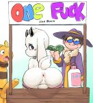  anthro anus asriel_dreemurr balls big_balls big_butt big_penis blush bovid butt caprine chara_(undertale) digital_media_(artwork) english_text erection eyewear fur genitals goat hair hi_res horn huge_penis human humanoid_genitalia humanoid_penis kinkykong long_penis looking_at_viewer looking_back lube male mammal money monster_kid nude open_mouth penis pimp presenting presenting_anus presenting_hindquarters prostitution public raised_tail small_but_hung text thick_penis undertale undertale_(series) video_games white_body white_fur wide_eyed young 
