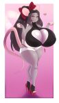  anthro big_breasts breasts clothing f-ss female hair hi_res high_heels huge_breasts lips mammal mouse murid murine rodent solo thick_bottom_lip 