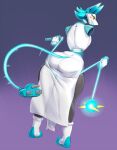  anthro big_butt biped blue_hair butt clothed clothing deltarune domestic_cat electric_plug felid feline felis female floating_hands floating_head gradient_background hair hi_res holding_object holding_whip looking_at_viewer looking_back looking_back_at_viewer machine mammal msvondran robot simple_background smile smiling_at_viewer solo standing tasque_manager thick_thighs undertale_(series) video_games whip wide_hips yellow_eyes 