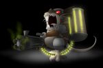  2019 armor black_background brown_body brown_fur buckteeth digital_media_(artwork) feet fingers fur gatling_gun gun headgear helmet hi_res machine_gun male mammal minigun multicolored_body multicolored_fur nintendo pok&eacute;mon pok&eacute;mon_(species) ranged_weapon raticate ratling red_eyes red_sclera rodent sandwich-anomaly sharp_teeth simple_background skaven solo tan_body tan_fur teeth toes tongue vermintide video_games warhammer_(franchise) warhammer_fantasy weapon 