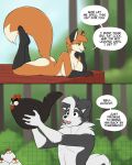  2021 anthro avian barn big_breasts bird black_body black_fur black_nose border_collie breasts butt canid canine canis casual_nudity chicken chicken_thief_(hexteknik) collie day dialogue digital_media_(artwork) domestic_dog duo english_text farm_dog_(hexteknik) female fox fur galliform gallus_(genus) gloves_(marking) herding_dog hexteknik hi_res leg_markings legs_up looking_at_another looking_down looking_up lying male male/female mammal markings multicolored_body multicolored_fur nude oblivious on_front open_mouth orange_body orange_fur outside pastoral_dog phasianid raised_tail sheepdog smile social_nudity socks_(marking) speech_bubble text two_tone_body two_tone_fur white_body white_fur 