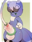  anthro balls big_balls big_penis bodily_fluids clothing cum cumshot ejaculation erection fisuku foreskin genital_fluids genitals headgear headwear hi_res humanoid_genitalia humanoid_penis machine male meowstic milking_machine nintendo partially_retracted_foreskin penile penis penis_milking pok&eacute;mon pok&eacute;mon_(species) solo video_games young 