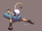  2019 4_toes anthro brown_body brown_fur cheetah claws clothed clothing diaper digital_drawing_(artwork) digital_media_(artwork) eyes_closed feet felid feline foxehhyz fur hindpaw hitachi_magic_wand lucas_(foxehhyz) male mammal masturbation multicolored_body multicolored_fur neckerchief pawpads paws pink_nose pink_pawpads sex_toy simple_background solo toe_claws toes topless vibrator wand_vibrator white_body white_fur yellow_body yellow_fur 