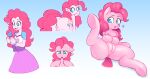  2021 ? anus blue_eyes breasts busty_feral butt clothing cutie_mark dress equid equine female feral friendship_is_magic genitals hair hasbro hooves horse human human_to_feral looking_back mammal my_little_pony nipples nude open_mouth open_smile pink_hair pinkie_pie_(mlp) plump_labia pony pussy sequence simple_background smile solo species_transformation spread_legs spreading surprise teats transformation transformation_sequence underhoof zorym 