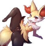  anthro braixen breasts canid canine digital_media_(artwork) female fur genitals hair healingpit hi_res inner_ear_fluff mammal nintendo nude open_mouth pok&eacute;mon pok&eacute;mon_(species) pussy shaded solo tuft video_games yellow_body 