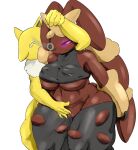  anthro bodily_fluids breasts clitoral clitoral_fingering clitoris clothed clothing cottontail ejaculation female genital_fluids genitals half-closed_eyes hi_res hypno_(pok&eacute;mon) hypnosis male male/female mega_evolution mega_lopunny mind_control narrowed_eyes nintendo nipple_outline orgasm pok&eacute;mon pok&eacute;mon_(species) pussy pussy_ejaculation pussy_juice thick_thighs under_boob video_games 