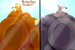  2021 3:2 absurd_res against_surface anthro baconbasket balls big_balls big_butt butt canid canine canis colored detailed digital_drawing_(artwork) digital_media_(artwork) digital_painting_(artwork) duo english_text eyewear fox fox_mccloud fur genitals glass hi_res huge_butt hyper hyper_butt light lighting male male/male mammal morbidly_obese nintendo nude obese on_glass overweight shaded signature simple_background smaller_version_at_source smile soft_shading star_fox text thick_thighs video_games watermark wide_hips wolf wolf_o&#039;donnell 