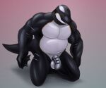  anthro bodily_fluids cetacean chastity_cage chastity_device collar delphinoid dripping genital_fluids kneeling male mammal marine membrane_(anatomy) muscular nude oceanic_dolphin orca precum precum_drip rwolf slightly_chubby solo toothed_whale webbed_hands 