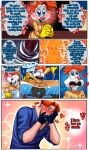  &lt;3 anthro bodily_fluids comic crossgender crying dialogue disney duo female ftm_crossgender fur hair hi_res human jessica_rabbit lagomorph leporid male mammal memjioof mtf_crossgender orange_hair partially_submerged rabbit roger_rabbit solo tears water white_body white_fur who_framed_roger_rabbit 