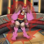  1:1 anthro female forced forced_transformation hi_res lopunny may_(pok&eacute;mon) mental_transformation nintendo pok&eacute;mon pok&eacute;mon_(species) science solo thephantompornographer transformation video_games 