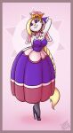  alternate_species anthro blonde_hair border breasts broodal buckteeth clothing crown digital_media_(artwork) drxii female gloves hair handwear hariet_(mario) headgear hi_res lagomorph leporid mammal mario_bros nintendo rabbit red_border red_eyes solo super_crown super_mario_odyssey teeth video_games 