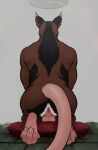  2021 5_toes absurd_res anthro anus back_muscles backsack balls black_body black_fur brown_body brown_fur butt claws cut_ear ear_tuft feet floor fur genitals hi_res inside kneeling long_tail looking_away male mammal master_splinter multicolored_body multicolored_fur murid murine muscular muscular_anthro muscular_male nude patterned_fur perineum pillow pink_balls pink_body pink_skin rat rear_view rodent simple_background smagma soles solo teenage_mutant_ninja_turtles toes tuft whiskers white_body white_fur 