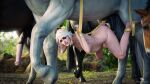  16:9 3d_(artwork) 4k abdominal_bulge absurd_res accessory animal_genitalia animal_penis belly_riding bestiality big_penis blender_(software) bound breasts chain ciri cock_ring collar digital_media_(artwork) equid equine equine_penis erection female female_on_feral female_penetrated fenrir&#039;s_revenge feral feral_penetrating feral_penetrating_human fuck_harness genitals hi_res horse huge_penis human human_on_feral human_penetrated interspecies jewelry larger_male male male_penetrating mammal nipples nude penetration penis penis_accessory penis_jewelry restrained sex size_difference smaller_female the_witcher widescreen 