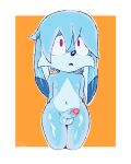  anthro balls blue_body canid canine erection fennec fox genitals hi_res idw_publishing kitsunami_the_fennec male mammal naid nipples nude sega simple_background solo sonic_the_hedgehog_(comics) sonic_the_hedgehog_(idw) sonic_the_hedgehog_(series) 