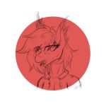 1:1 anthro breasts clothed clothing curled_hair digital_drawing_(artwork) digital_media_(artwork) equid equine fan_character fangs feathers female hair hoodie(strayedanima) horse kazaquus long_hair looking_at_viewer low_res mammal open_clothing open_mouth open_topwear partially_clothed pegasus simple_background sketch solo strayed_anima tongue topwear wings 