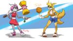 16:9 2021 2_tails amy_rose anthro ball basketball_(ball) blonde_hair bottomwear breasts bugs_bunny canid canine carrot cleavage clothed clothing crop_top crossgender dress duo female food fox fur fusion genheim gloves grey_body grey_fur hair hand_on_hip handwear hi_res lagomorph leporid lola_bunny looney_tunes mammal miles_prower mtf_crossgender multi_tail pink_hair plant rabbit sega shirt shorts sonic_the_hedgehog_(series) tailola tan_body tan_fur topwear vegetable warner_brothers widescreen 