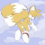  2_tails anthro anus backsack balls canid canine clothing flying footwear footwear_only fox genitals gloves gloves_only handwear handwear_only hi_res looking_at_viewer male mammal miles_prower mostly_nude multi_tail perineum sega shoes shoes_only solo sonic_the_hedgehog_(series) sunhuiz white_balls white_clothing white_gloves white_handwear 