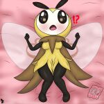  1:1 alexzozaya breasts clothing dress female hi_res humanoid nintendo pok&eacute;mon pok&eacute;mon_(species) ribombee scarf solo thick_thighs video_games wings 