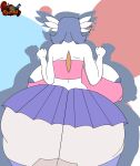  animated anthro areola areola_slip backsack balls big_balls big_breasts big_butt breasts butt clementia_(omegafiredog) dancing ear_piercing ear_ring gardevoir genitals gynomorph hi_res huge_balls huge_breasts huge_butt hyper hyper_butt intersex nintendo nipple_outline piercing pok&eacute;mon pok&eacute;mon_(species) short_playtime solo swasbi twerking video_games 