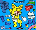  6:5 anthro barefoot briefs bulge clothing domestic_cat eyes_closed feet felid feline felis fur genitals male mammal nishi_oxnard penis shirt smile solo spitz_(warioware) tank_top teeth_showing tighty_whities tongue_showing topwear underwear warioware white_briefs white_clothing white_shirt white_tank_top white_topwear white_underwear yellow_body yellow_fur 