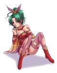  bare_shoulders blue_eyes blush breasts cape cleavage cum cum_in_pussy cum_inside cum_on_body cum_on_breasts cum_on_legs cum_on_lower_body cum_on_pussy cum_on_upper_body detached_sleeves embarrassed erect_nipples facial final_fantasy final_fantasy_vi green_hair long_hair lowres moro_(pixiv578360) pantyhose ponytail pussy ribbon tears thighhighs tina_branford torn_clothes uncensored 