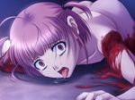  blood guro nude pain saliva tongue twintails 