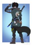  canid canine canis doodlelu1992 hi_res katana league_of_legends mammal melee_weapon riot_games sword true_damage video_games weapon wolf xyluc 