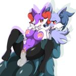  anthro anthro_on_anthro balls blue_body blue_fur blush bodily_fluids braixen breasts cum cum_in_pussy cum_inside delphox duo female female_penetrated fluffy fluffy_tail fur genital_fluids genitals looking_pleasured male male/female male_penetrating male_penetrating_female mellonsoda multicolored_body multicolored_fur nintendo nipples on_bottom on_top open_mouth open_smile penetration penis pok&eacute;mon pok&eacute;mon_(species) purple_body purple_fur pussy red_eyes reverse_cowgirl_position sex simple_background smile sweat tongue vaginal vaginal_penetration video_games 