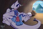  abdominal_bulge anal anal_penetration animal_genitalia anthro anthro_on_feral anthro_penetrated balls bestiality big_balls big_dom_small_sub big_penis blue_horn blush bodily_fluids bulging_(disambiguation) cave cum cum_in_ass cum_inflation cum_inside cum_leaking cum_while_penetrated dez dominant dominant_feral dominant_male dragon duo duo_focus ejaculation ejaculation_while_penetrated erection excessive_cum eyes_closed fan_character feral feral_penetrating feral_penetrating_anthro filled_belly filled_to_the_brim genital_fluids genital_slit genitals group horn inflation kissing knot legendary_pok&eacute;mon looking_pleasured lugia male male/male male_penetrated male_penetrating male_penetrating_male membrane_(anatomy) membranous_wings moan mountain nintendo nsfw nude on_bottom on_lap on_top orgasm penetration penile penile_penetration penis pok&eacute;mon pok&eacute;mon_(species) reverse_cowgirl_position scales sex sitting sitting_on_lap size_difference slit thrusting video_games voltek voltek_(character) wings 