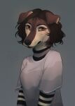  2021 anthro canid canine canis clothed clothing domestic_dog female hi_res lostgoose mammal portrait solo 