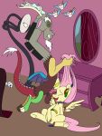  3:4 aaron_amethyst angel_(mlp) animal_genitalia animal_pussy animate_inanimate balls better_version_at_source candy chimera collar container cup dessert discord_(mlp) draconequus dresser duo equid equine equine_pussy eye_penetration eyefuck female feral fluttershy_(mlp) food friendship_is_magic furniture genitals gummy_(food) gummy_worm hair hasbro hi_res hovering inside lagomorph lamp leporid male male/female mammal masturbation mirror my_little_pony pegasus penis pulling_hair pussy rabbit rug sitting skullfuck tea_cup touching_hair what where_is_your_god_now why wings 