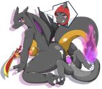  anal anal_penetration anthro anthro_on_anthro blush bodily_fluids breasts butt charizard charmeleon claws cowgirl_position cum cum_in_ass cum_inside duo eyes_closed fangs female female_penetrated fire from_front_position genital_fluids genitals grey_body looking_pleasured male male/female male_penetrating male_penetrating_female mellonsoda multicolored_body nintendo nipples on_bottom on_top open_mouth penetration penile penile_penetration penis penis_in_ass pok&eacute;mon pok&eacute;mon_(species) purple_eyes sex simple_background smile teeth two_tone_body video_games wings yellow_body 
