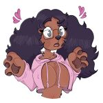 &lt;3 4_fingers alpha_channel anthro big_breasts black_hair black_nose breasts brown_body brown_eyes brown_fur brown_pawpads canid canine canis cleavage clothed clothing digital_drawing_(artwork) digital_media_(artwork) domestic_dog eyebrow_through_hair eyebrows eyelashes eyewear female fingerpads fingers fur glasses hair mahogany_(petsh00p) mammal navel nipple_outline open_mouth pawpads petsh00p skimpy solo sweatshirt tongue translucent translucent_hair wardrobe_malfunction 