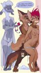  2021 anthro anthro_on_anthro anthro_penetrated anthro_penetrating anthro_penetrating_anthro areola barefoot bottomwear bovid breasts brown_body brown_fur canid canine canis caprine cheek_tuft claws clothed clothed_sex clothing condom coyote dialogue digital_media_(artwork) ear_piercing english_text eyes_closed facial_tuft feet female female_penetrated finger_claws fish_hooking fur group hazel_(fluttershythekind) headgear headphones headset hi_res holding_object jewene_the_ewe looking_pleasured male male/female male_penetrating male_penetrating_female mammal moses_(samur_shalem) navel navel_piercing nipples panties pants penetration piercing pink_areola pink_nipples samur_shalem sex sexual_barrier_device sheep simple_background speech_bubble standing standing_sex text toe_claws trio tuft underwear unused_condom 